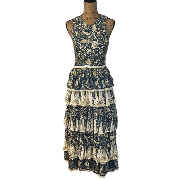 ULLA JOHNSON Ariah Tiered Dress - Picture 4 of 10